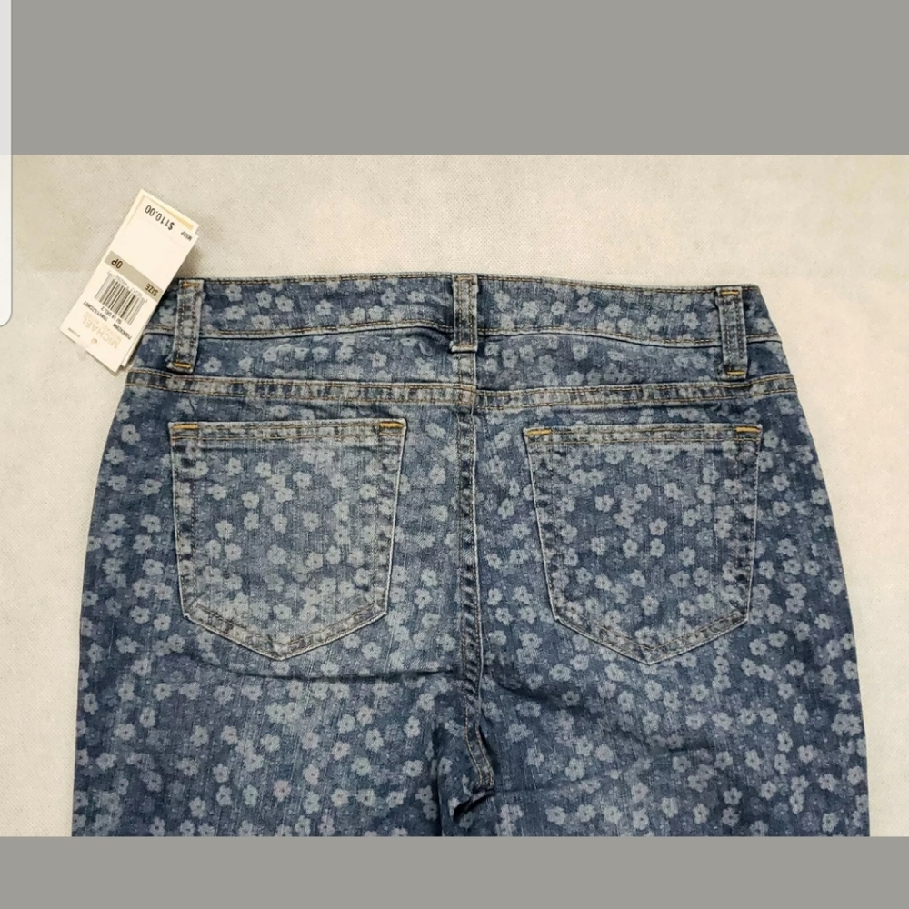 NWT MICHAEL MICHAEL KORS 0P CROP JEANS - Picture 8 of 8